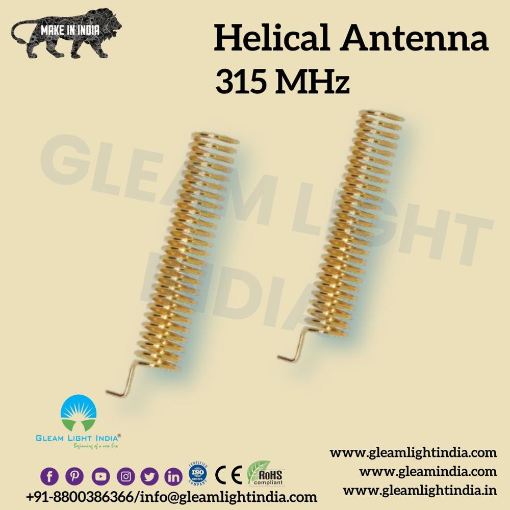 315 Mhz Helical Antenna - Application: Wireless Communication