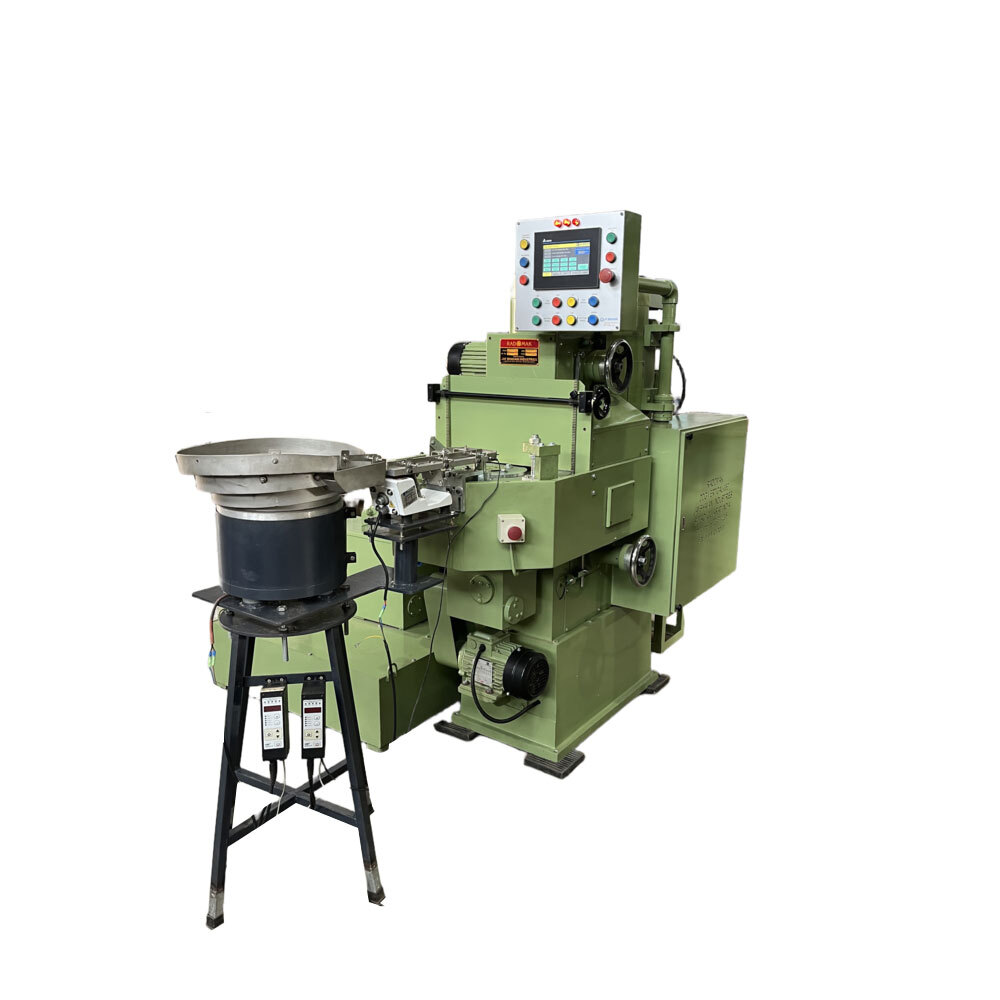 Double Disc Grinding Machine Plc - Color: Green