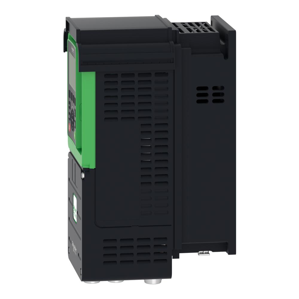Atv930u07n4-variable Speed Drive, Altivar Process Atv900, Atv930, 0.75kw, 400 To 480v, With Braking Unit, Ip21 - Color: Black