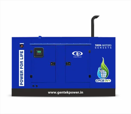 62.5 Kva Cpcb4+ Tata Silent Generator - Dimension (L*W*H): 2400Mm*1260Mm*1750Mm Millimeter (Mm)