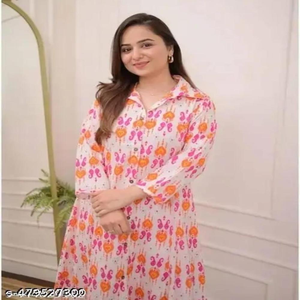 WOMEN A LINE KURTA PANT