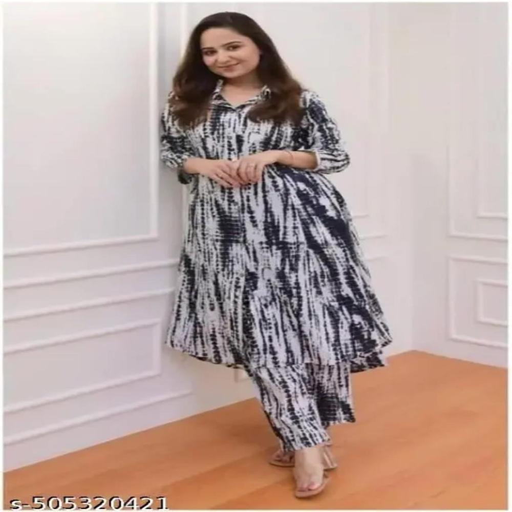 WOMEN A LINE KURTA PANT