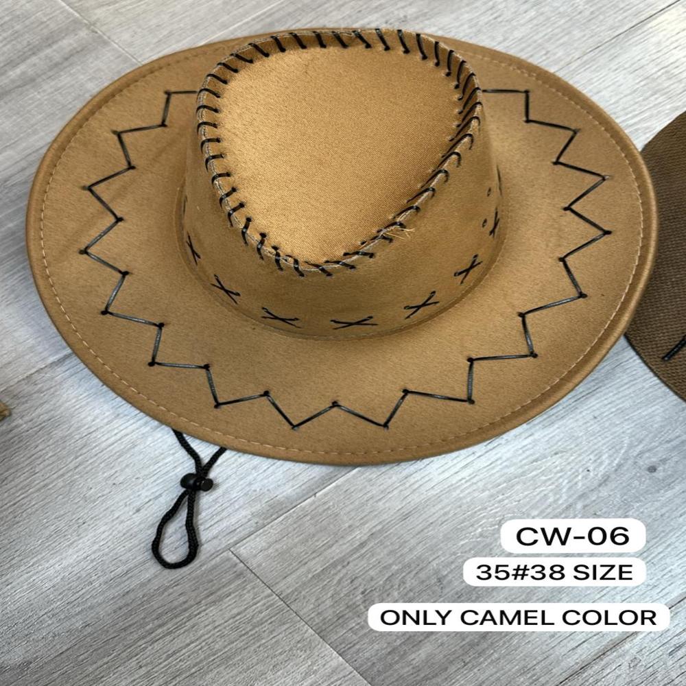 Cow Boy Hat - Color: Brown