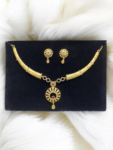 Gold Plated Necklace Forming Necklace Set