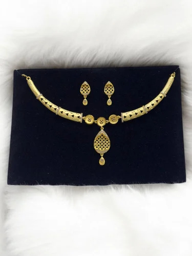 Gold Plated Necklace Forming Necklace Set