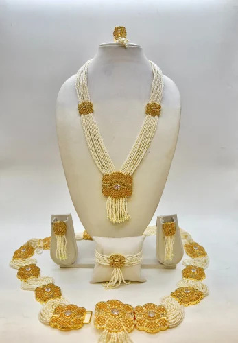 Designer Pearl Belt Set