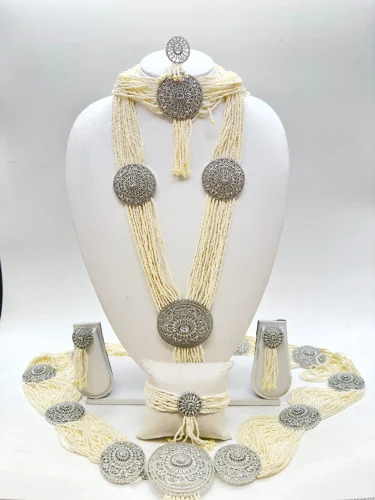 Fancy Pearl Belt Set