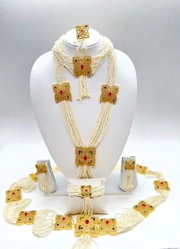 Ladies Party Wear Pearl Belt Set