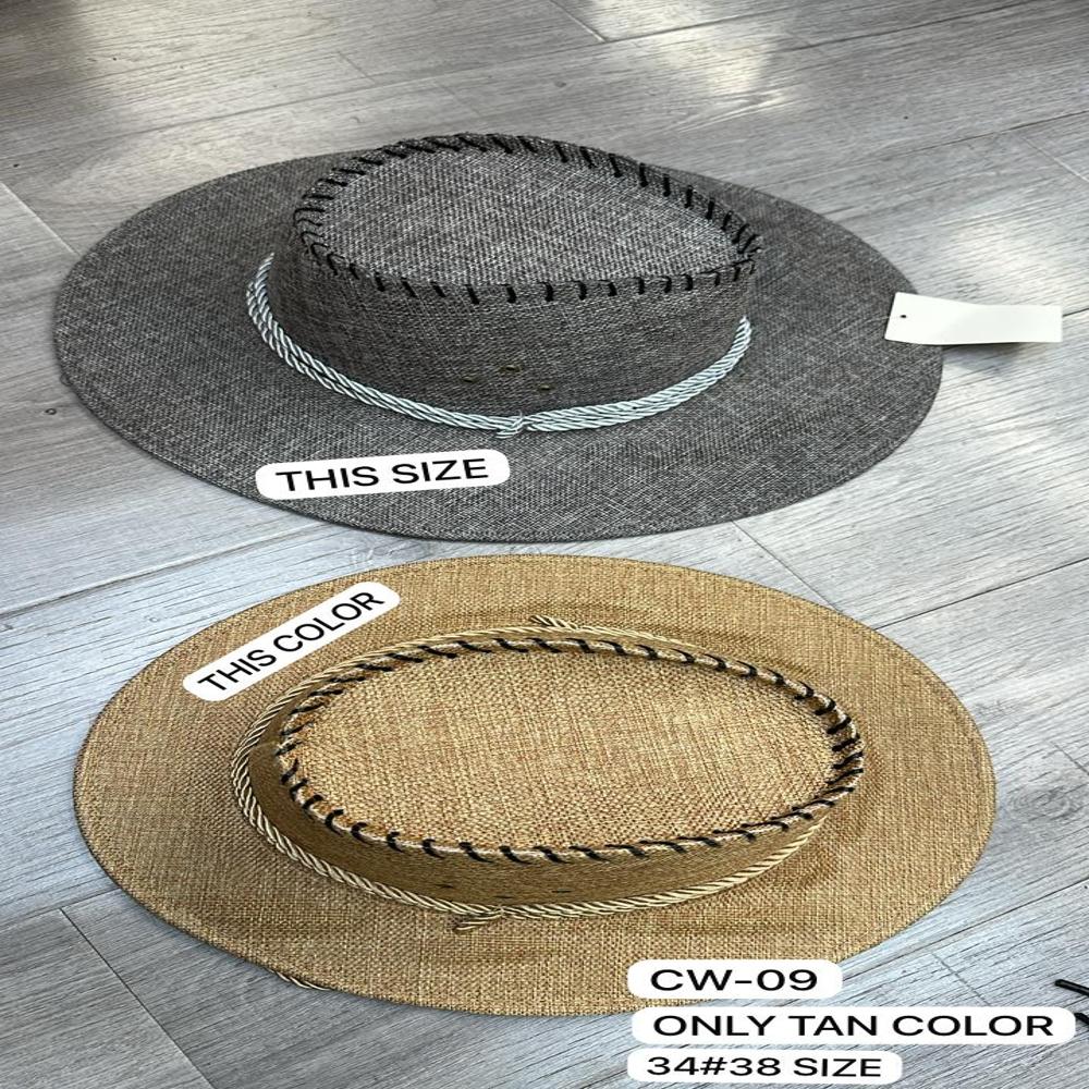 Cow Boy Hat - Color: Grey