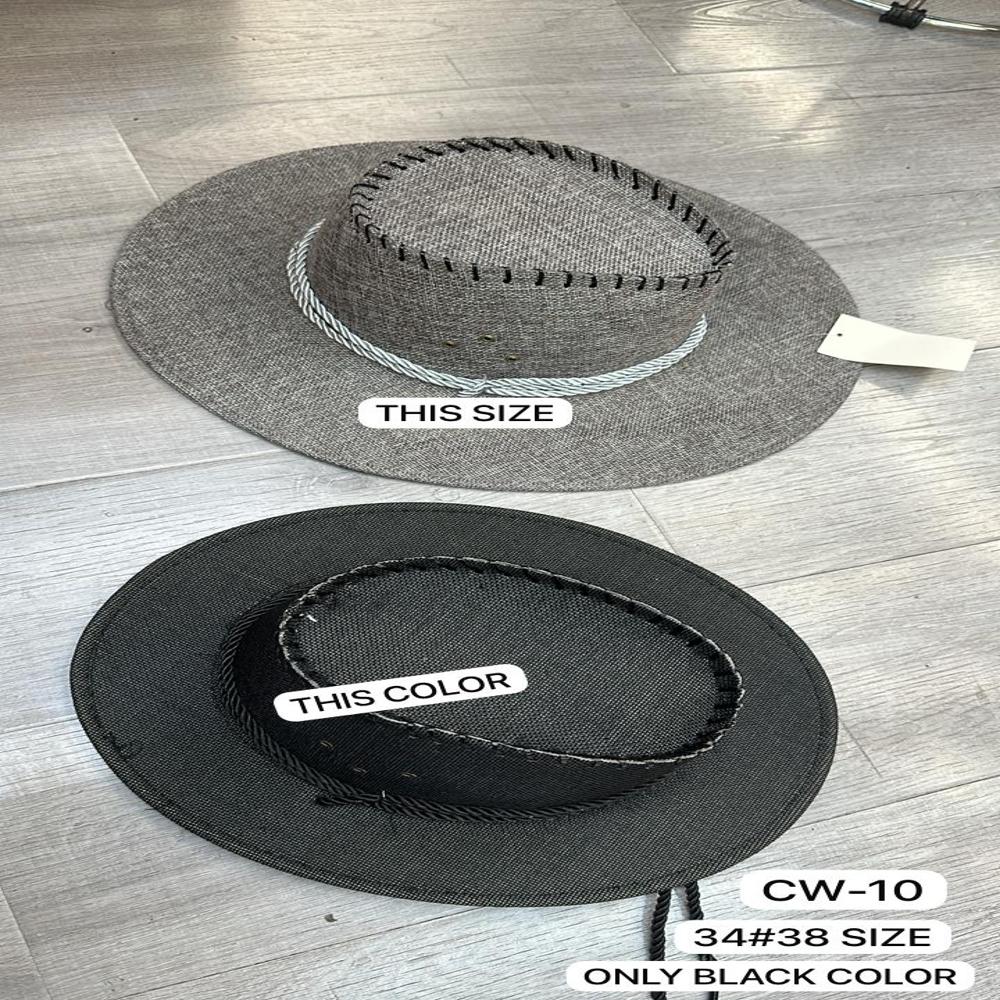 Cow Boy Hat - Color: Grey