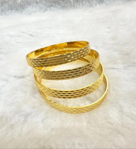 Ladies Round Brass Bangles
