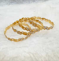 Ladies Brass Gold Plated Bangles