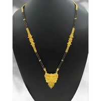 20 Inch Gold Plated Mangalsutra - Color: Golden