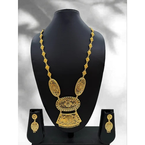 Ladies Long Casting Necklace Set