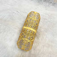 Gold Plated Full Finger Ring - Color: Golden