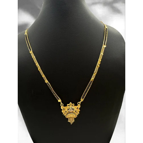 Ladies Daily Wear Artificial Mangalsutra - Color: Golden