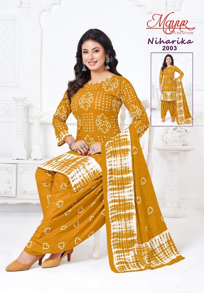 Mayur Niharika Vol-2  Dress Material