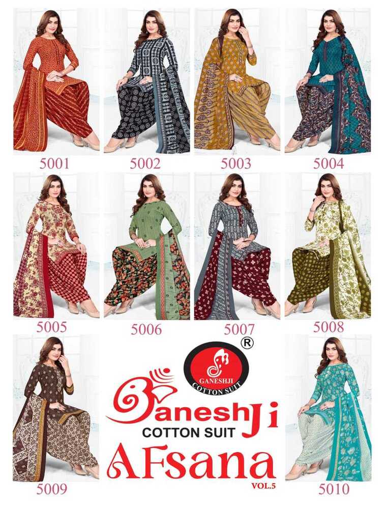 Ganeshji Afsana Vol-5  Dress Material