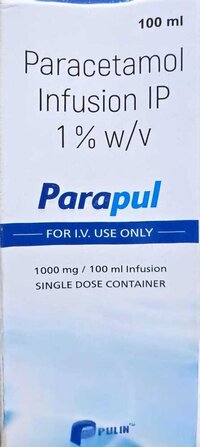 Paracetamol infusion IP 1% w/v