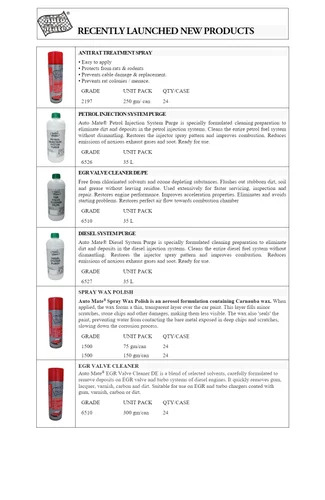 AEROL AUTO MATE AC Coil Neutralizer Fluids