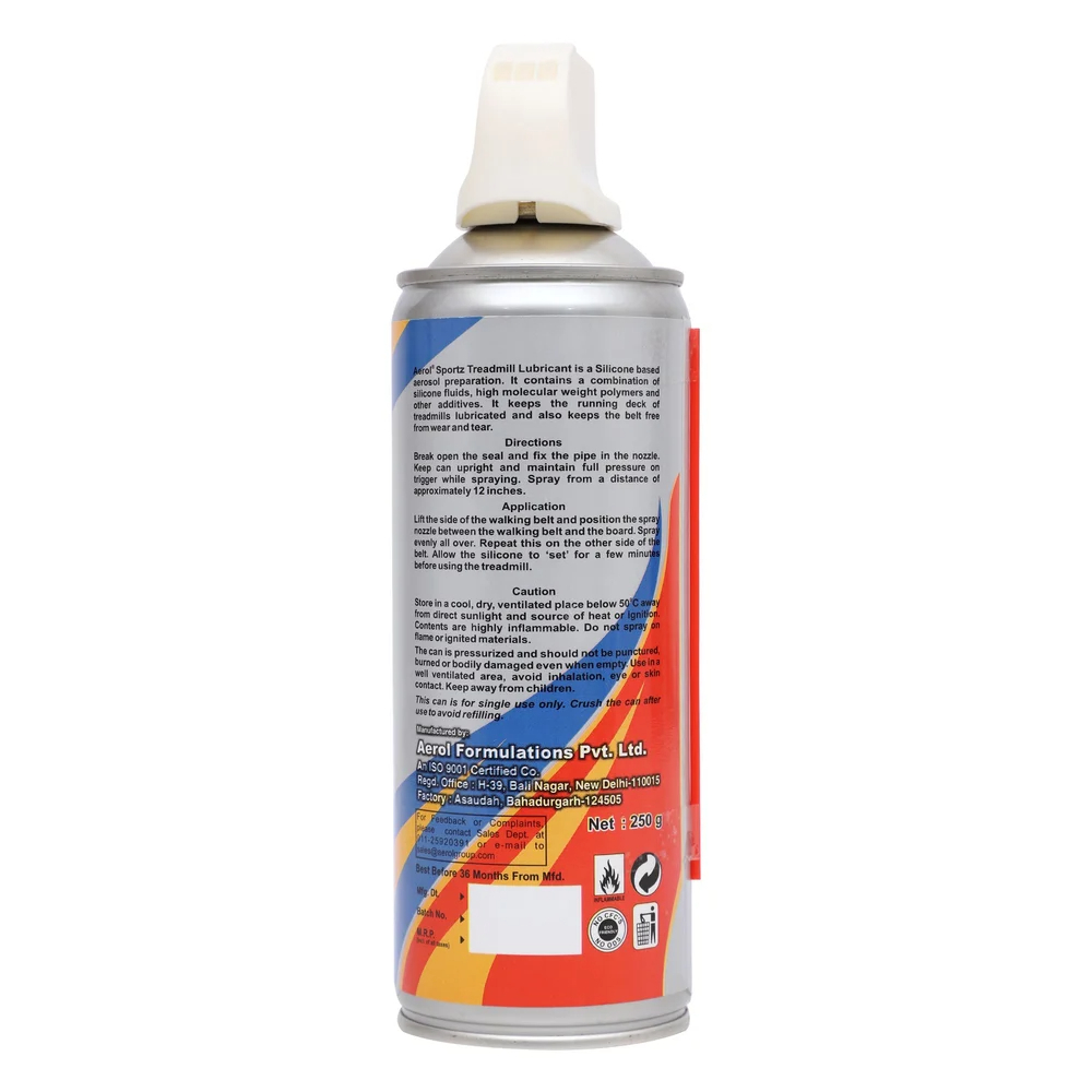 Aerol Sports Treadmill Lubricant Spray, Grade 74