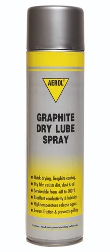 Aerol Graphite Dry Lube Spray, Grade 2012
