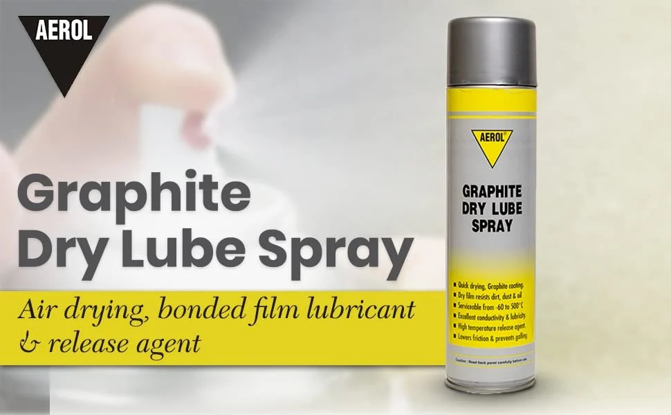Aerol Graphite Dry Lube Spray, Grade 2012