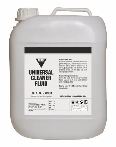Aerol Universal Cleaner Fluid, Grade 6661 - Density: 1.21 Gram Per Millilitre (G/Ml)