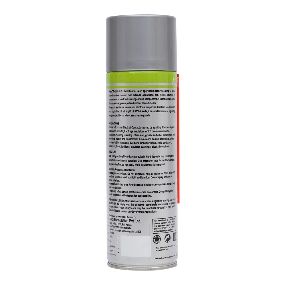 Aerol Electrical Contact Cleaner Spray, Grade 8000