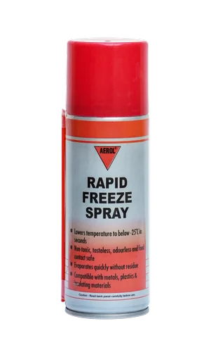 Aerol Rapid Freeze Spray, Grade 9984 126G - Color: White