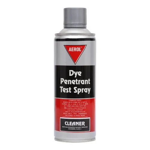 Aerol Dye Penetrant Test (Dpt) Spray (Cleaner) Grade 9930, 277G - Ash %: A 1.0%