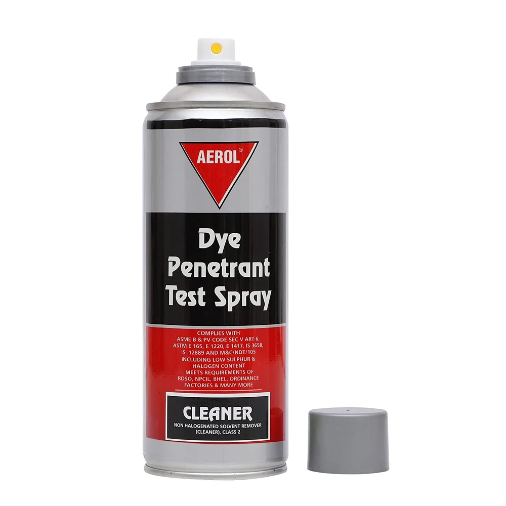 Aerol Dye Penetrant Test (DPT) Spray (Cleaner) Grade 9930, 277g