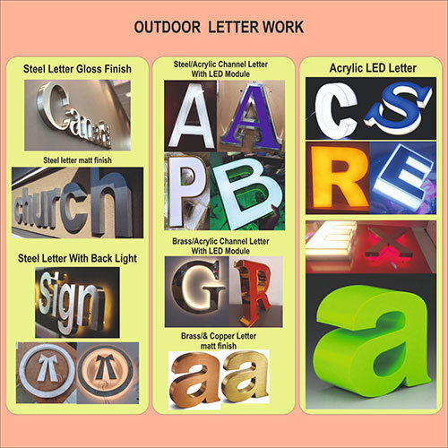 Outdoor Letter Work - Application: Industrial