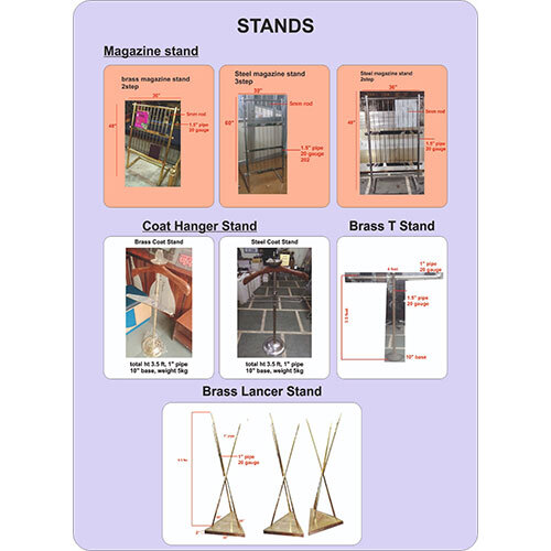 Brass Stands - Color: Silver