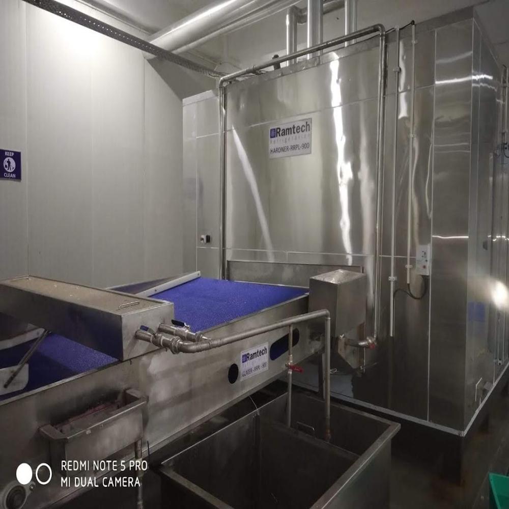 1000kg Per Hour Capacity IQF Individual Quick Freezer