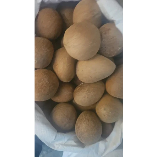 Dried Coconut Ball Copra - Color: Brown