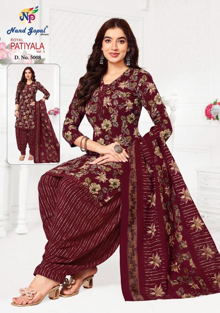 Ng Royal Patiyala Vol-5  Dress Material