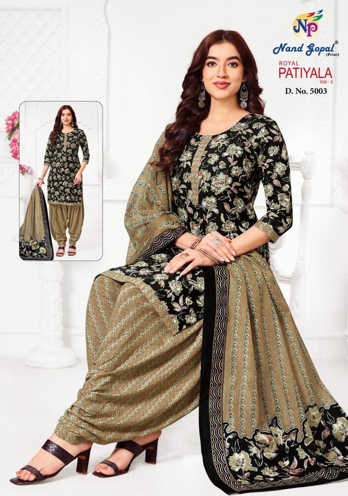 Ng Royal Patiyala Vol-5  Dress Material