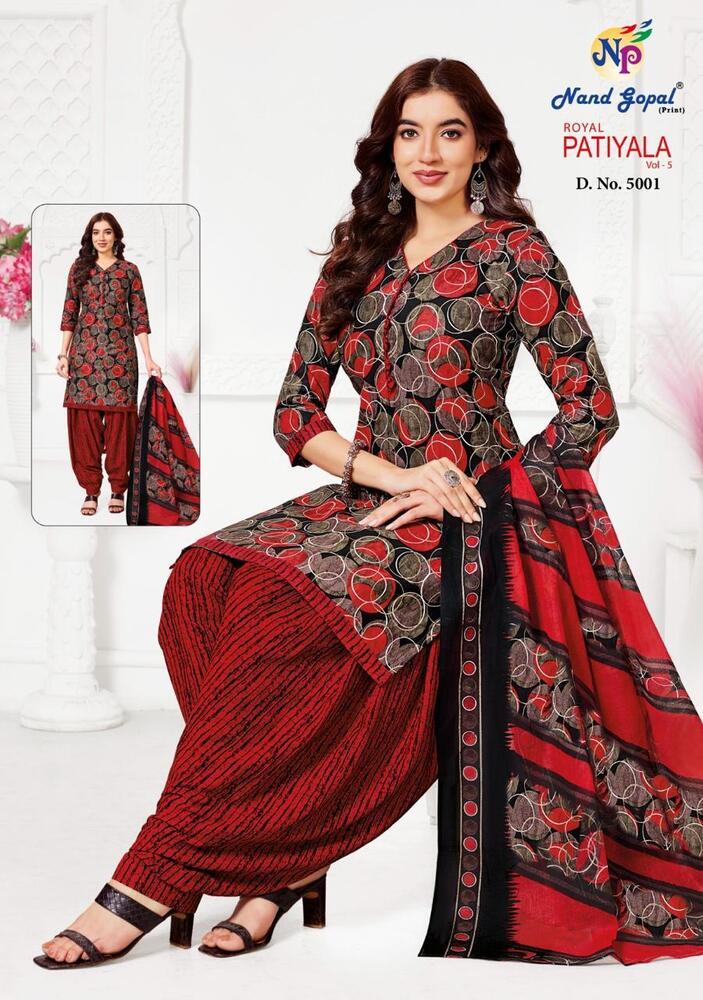 Ng Royal Patiyala Vol-5  Dress Material