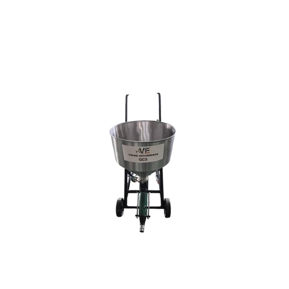 Cement Coating Machine - Color: Silver