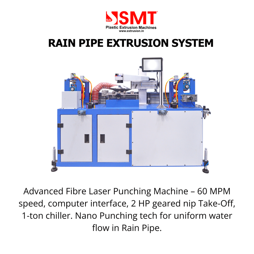 Rain Pipe Extrusion System | Fibre Laser Nano Punching - Automatic Grade: Automatic