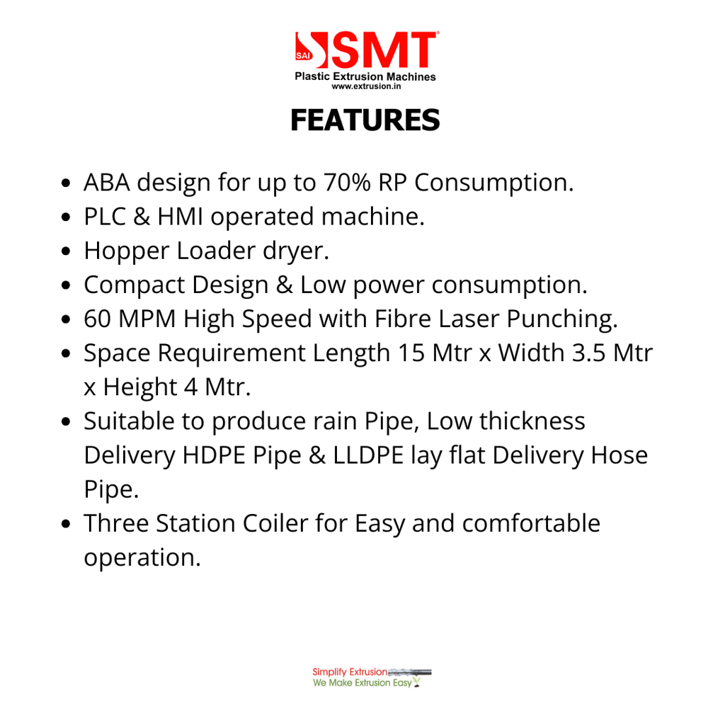 Rain Pipe Extrusion System | Fibre Laser Nano Punching