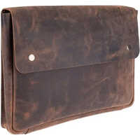 Vintage Leather Folder Document Holder - Color: Different Available