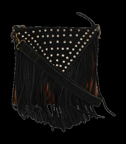 Leather Fringe Bag - Color: Different Available