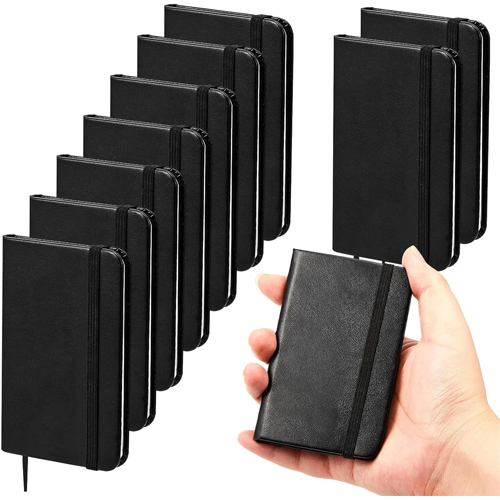 Hardcover Leather Pocket Notebook 4 X 2.5 Inch Small Notebook - Feature: High Quality