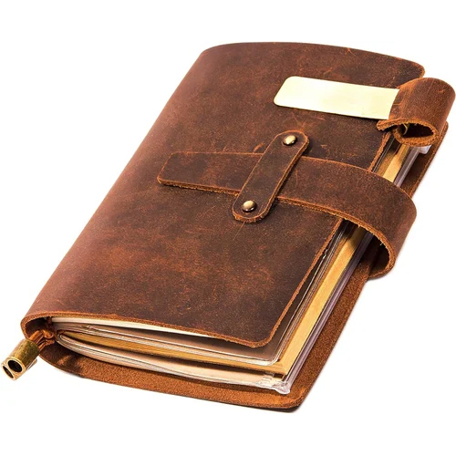 Travel Leather Journal Notebook - Feature: High Quality