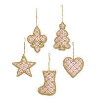 Zari Embroidered Work Christmas Hanging Decoration