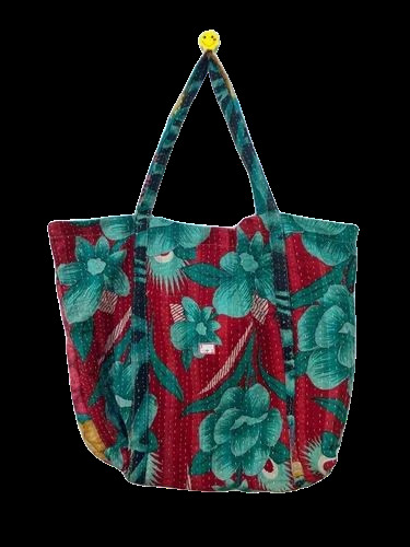 Indian Handmade Cotton Kanthatote Bags - Color: Different Available