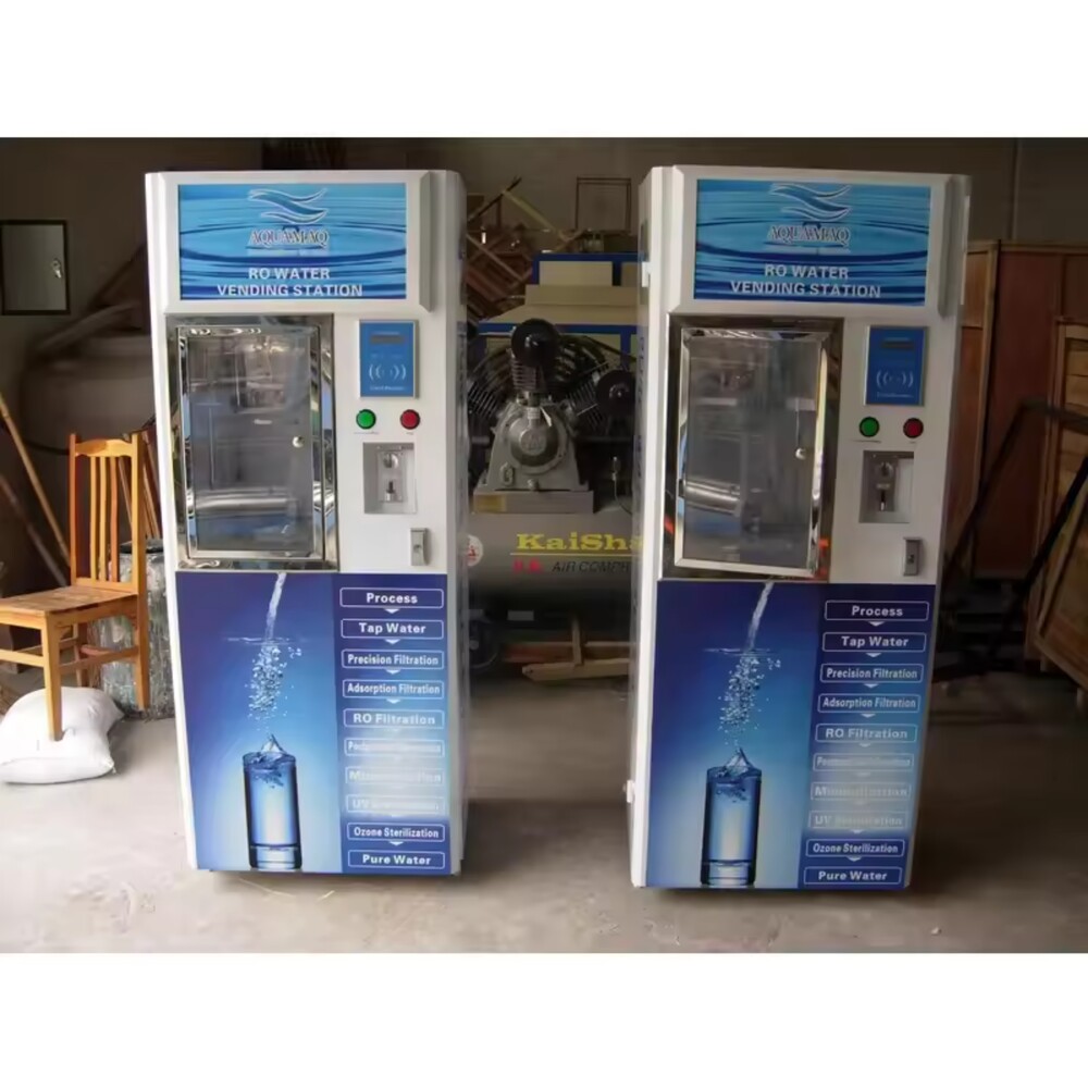 Water Coin Vending Machine - Material: Stainless Steel