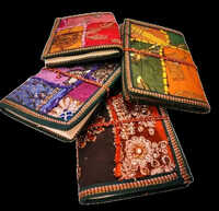 Handmade Assorted Sari Fabric Diary